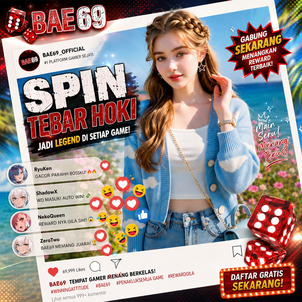 Banner BAE69 - Platform dengan server stabil dan performa responsif